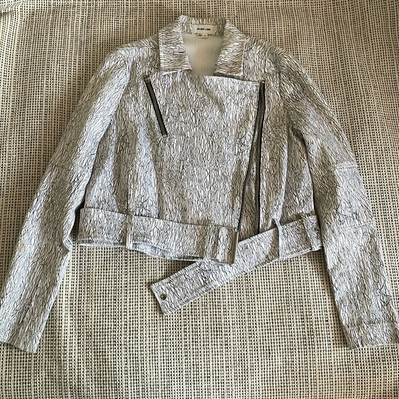 Helmut Lang lighting biker jacket size Small - Picture 2 of 9